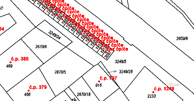 Nejdek 39674592 na parcele st. 1919 v KÚ Nejdek, Katastrální mapa