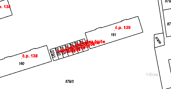 Střelské Hoštice 43156592 na parcele st. 270/7 v KÚ Střelské Hoštice, Katastrální mapa