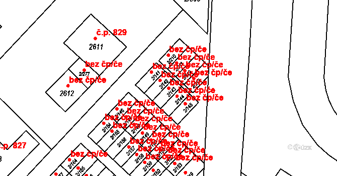 Třinec 40219593 na parcele st. 2/143 v KÚ Třinec, Katastrální mapa