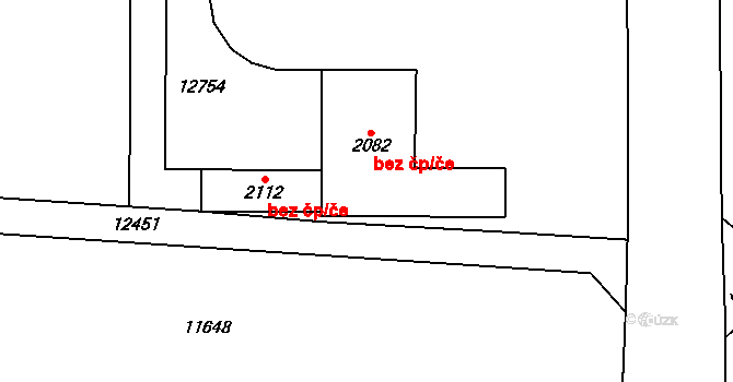 Hrušovany nad Jevišovkou 1082 na parcele st. 2082 v KÚ Hrušovany nad Jevišovkou, Katastrální mapa