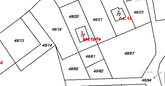 Lešov 12, Pelhřimov, Katastrální mapa