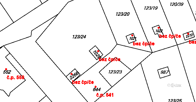 Kralupy nad Vltavou 45395594 na parcele st. 1020 v KÚ Lobeček, Katastrální mapa