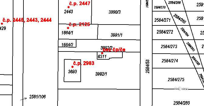 Břeclav 83234594 na parcele st. 6311 v KÚ Břeclav, Katastrální mapa