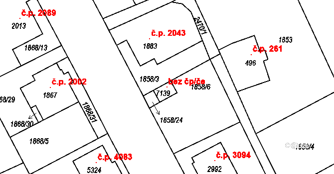 Objekt 146089596, Katastrální mapa