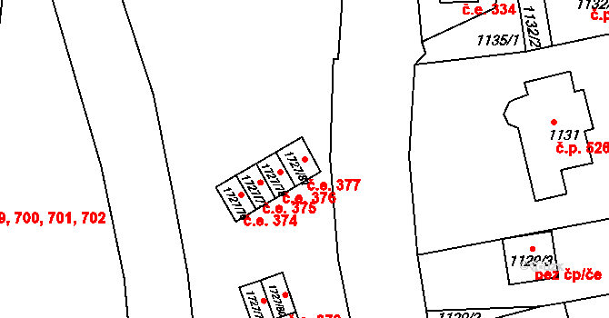 Bílina 45058598 na parcele st. 1727/81 v KÚ Bílina, Katastrální mapa