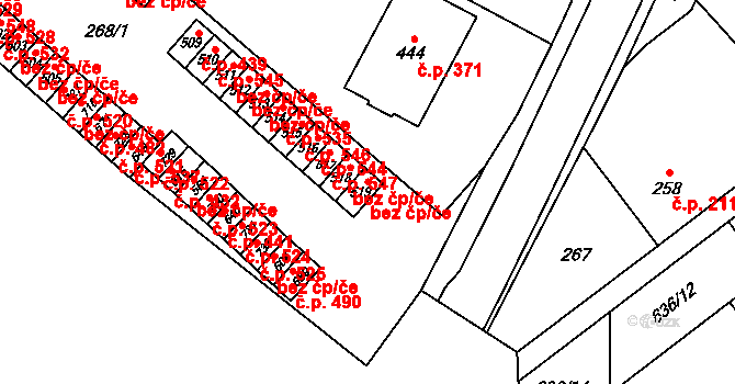 Rokytnice 42758599 na parcele st. 519 v KÚ Rokytnice u Přerova, Katastrální mapa