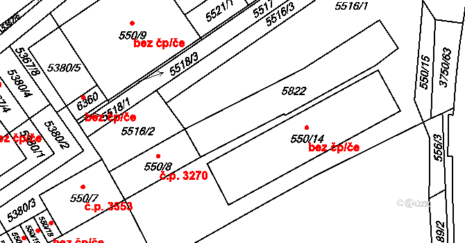 Břeclav 3578, Katastrální mapa