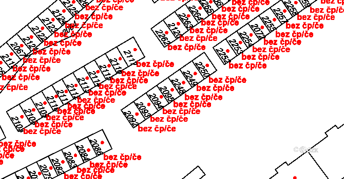 Břidličná 42194601 na parcele st. 2095 v KÚ Břidličná, Katastrální mapa