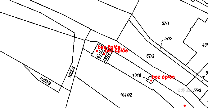 Český Krumlov 42275601 na parcele st. 431/2 v KÚ Český Krumlov, Katastrální mapa