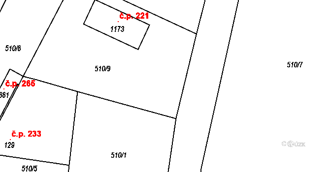 Objekt 102793603, Katastrální mapa