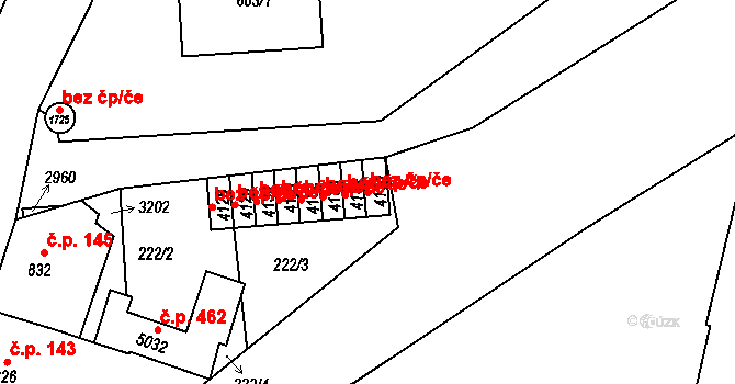 Trutnov 41835603 na parcele st. 4135 v KÚ Trutnov, Katastrální mapa