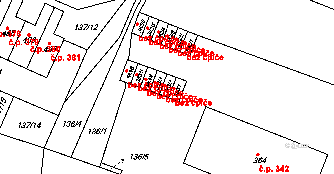 Hýskov 48657603 na parcele st. 363/2 v KÚ Hýskov, Katastrální mapa