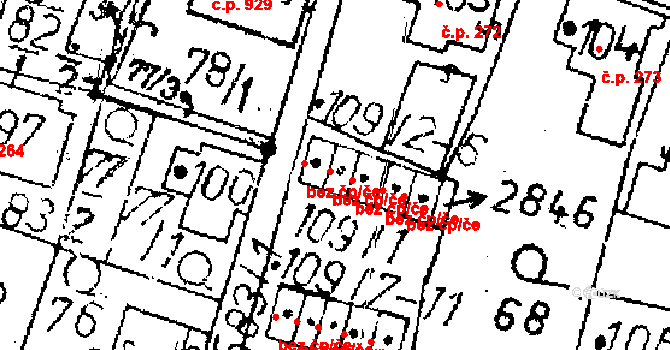 Kamenický Šenov 50502603 na parcele st. 109/3 v KÚ Kamenický Šenov, Katastrální mapa