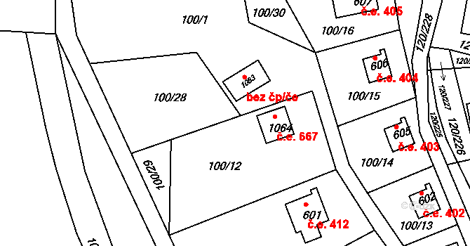 Sýkořice 41782607 na parcele st. 1063 v KÚ Sýkořice, Katastrální mapa