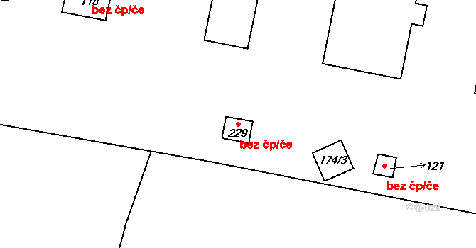 Hamr na Jezeře 43454607 na parcele st. 229 v KÚ Břevniště pod Ralskem, Katastrální mapa