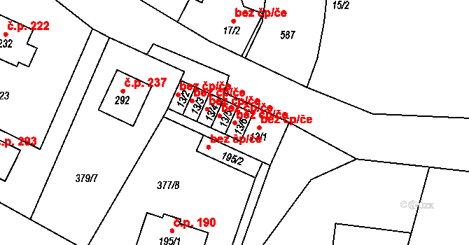 Cvrčovice 44345607 na parcele st. 13/6 v KÚ Cvrčovice, Katastrální mapa