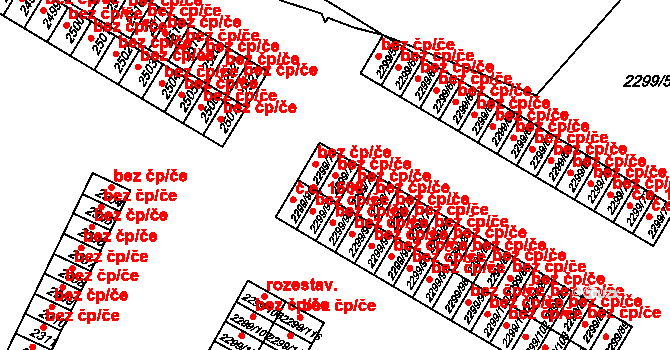 Česká Lípa 45896607 na parcele st. 2299/75 v KÚ Česká Lípa, Katastrální mapa
