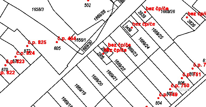 Hořice 45948607 na parcele st. 2906 v KÚ Hořice v Podkrkonoší, Katastrální mapa