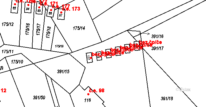 Soběšovice 46654607 na parcele st. 117 v KÚ Pitrov, Katastrální mapa