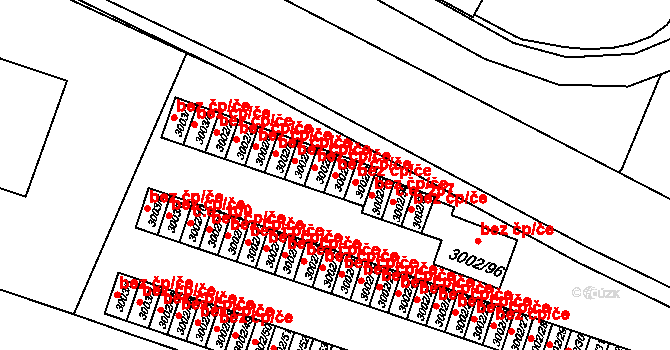Litoměřice 47626607 na parcele st. 3002/8 v KÚ Litoměřice, Katastrální mapa