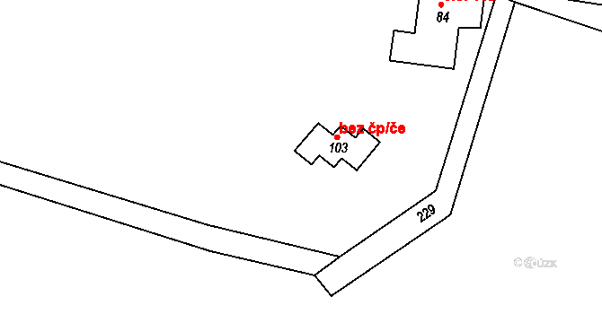 Lipka 184, Horní Bradlo, Katastrální mapa