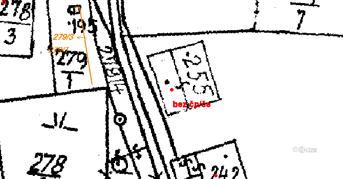 Česká Kubice 78389607 na parcele st. 255 v KÚ Dolní Folmava, Katastrální mapa