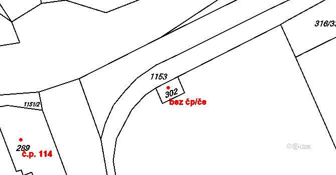 Meclov 45227608 na parcele st. 302 v KÚ Meclov, Katastrální mapa