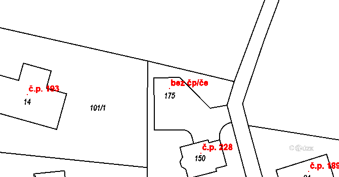 Nemojov 120096609 na parcele st. 175 v KÚ Starobucké Debrné, Katastrální mapa