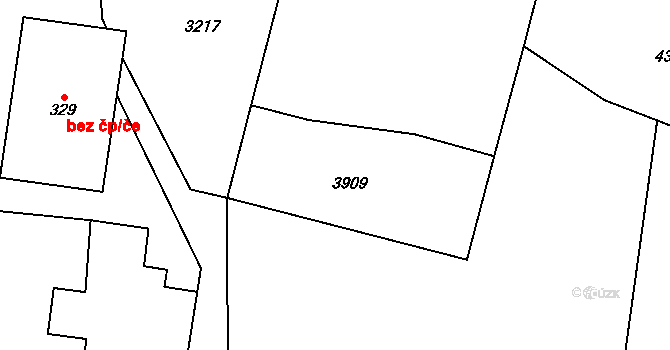 Boršov 69, Moravská Třebová na parcele st. 160/1 v KÚ Boršov u Moravské Třebové, Katastrální mapa
