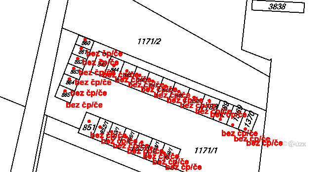 Králíky 39410609 na parcele st. 848 v KÚ Králíky, Katastrální mapa