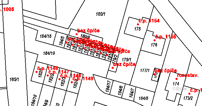 Hořovice 42111609 na parcele st. 181/7 v KÚ Velká Víska, Katastrální mapa