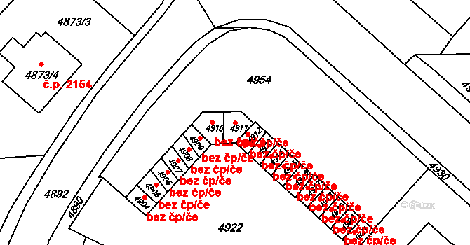 Krnov 45612609 na parcele st. 4911 v KÚ Krnov-Horní Předměstí, Katastrální mapa
