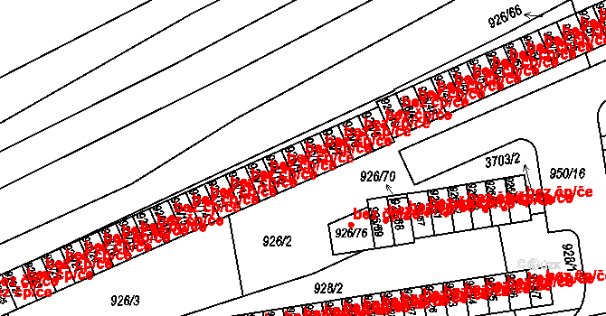 Holešov 48609609 na parcele st. 926/9 v KÚ Holešov, Katastrální mapa