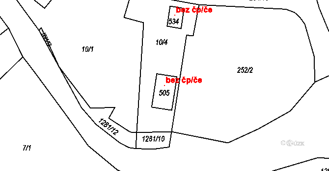 Opatovec 120851610 na parcele st. 505 v KÚ Opatovec, Katastrální mapa