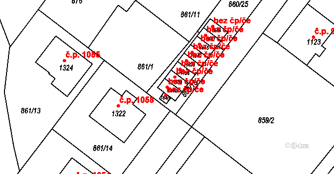 Bakov nad Jizerou 47714611 na parcele st. 1430 v KÚ Bakov nad Jizerou, Katastrální mapa