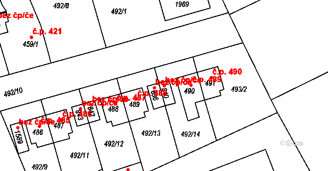 Libiš 50120611 na parcele st. 840 v KÚ Libiš, Katastrální mapa