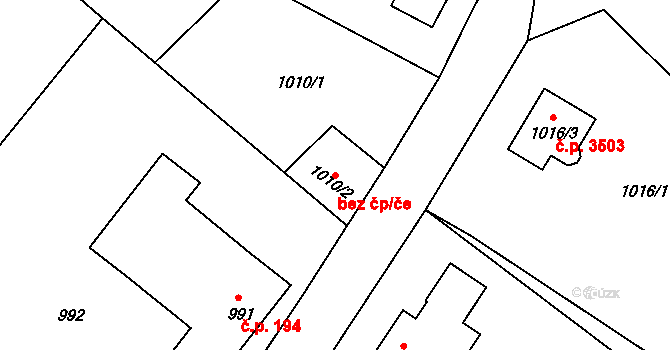 Varnsdorf 39171612 na parcele st. 1010/2 v KÚ Varnsdorf, Katastrální mapa