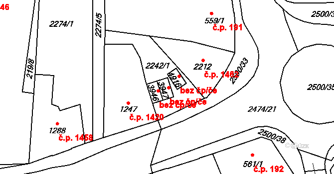 Jablonec nad Nisou 247, Katastrální mapa