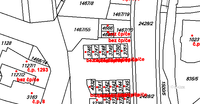Jablonec nad Nisou 242, Katastrální mapa