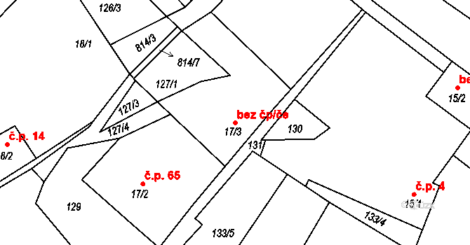 Sudslava 39411613 na parcele st. 17/3 v KÚ Sudslava, Katastrální mapa
