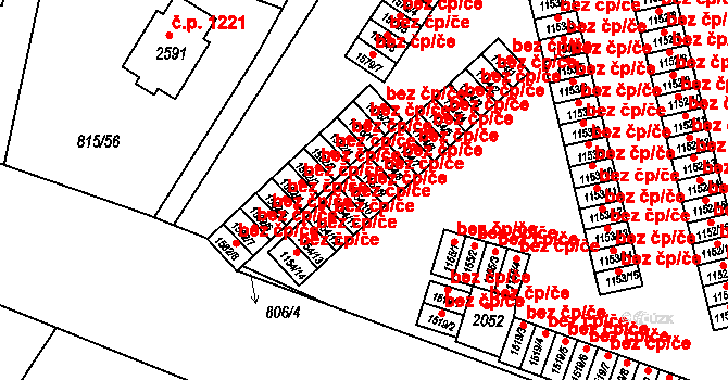 Prachatice 46159614 na parcele st. 1154/10 v KÚ Prachatice, Katastrální mapa