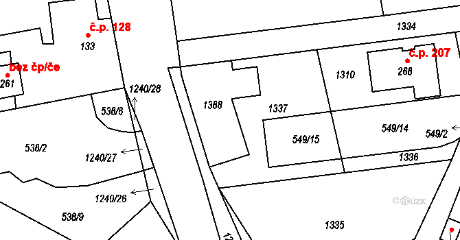 Chotěšov 39989615 na parcele st. 48/3 v KÚ Mantov, Katastrální mapa