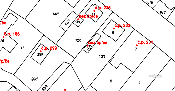 Rýmařov 49000616 na parcele st. 10/2 v KÚ Janušov, Katastrální mapa