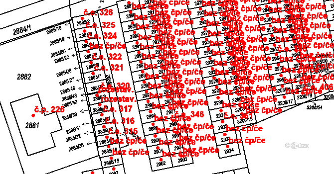 Orlová 49874616 na parcele st. 2909 v KÚ Horní Lutyně, Katastrální mapa