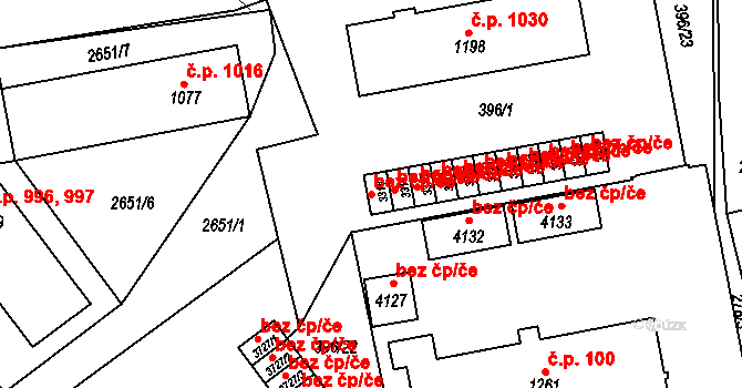 Humpolec 50104616 na parcele st. 3316 v KÚ Humpolec, Katastrální mapa