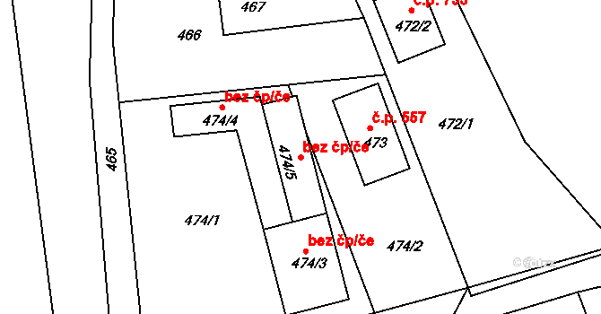 Planá nad Lužnicí 88691616 na parcele st. 474/5 v KÚ Planá nad Lužnicí, Katastrální mapa