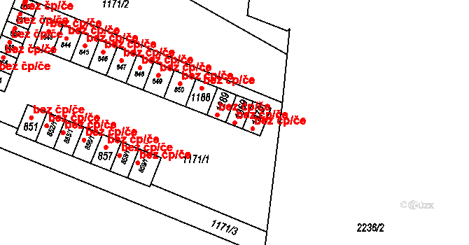 Králíky 39433617 na parcele st. 1369 v KÚ Králíky, Katastrální mapa
