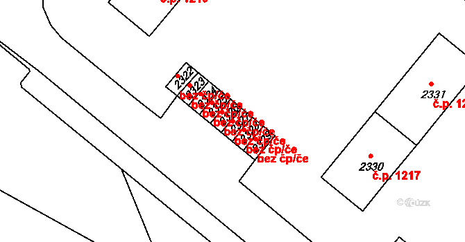 Duchcov 45062617 na parcele st. 2327 v KÚ Duchcov, Katastrální mapa