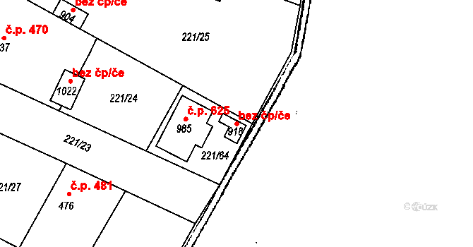 Chotěšov 46202617 na parcele st. 918 v KÚ Chotěšov, Katastrální mapa