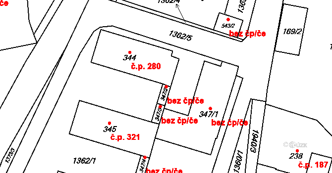 Bělá pod Pradědem 88867617 na parcele st. 347/2 v KÚ Adolfovice, Katastrální mapa